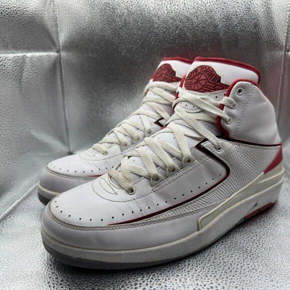 Nike Other - Size 10.5 Nike Air Jordan Retro Chicago Home White Red Mens Sneakers 385475-102